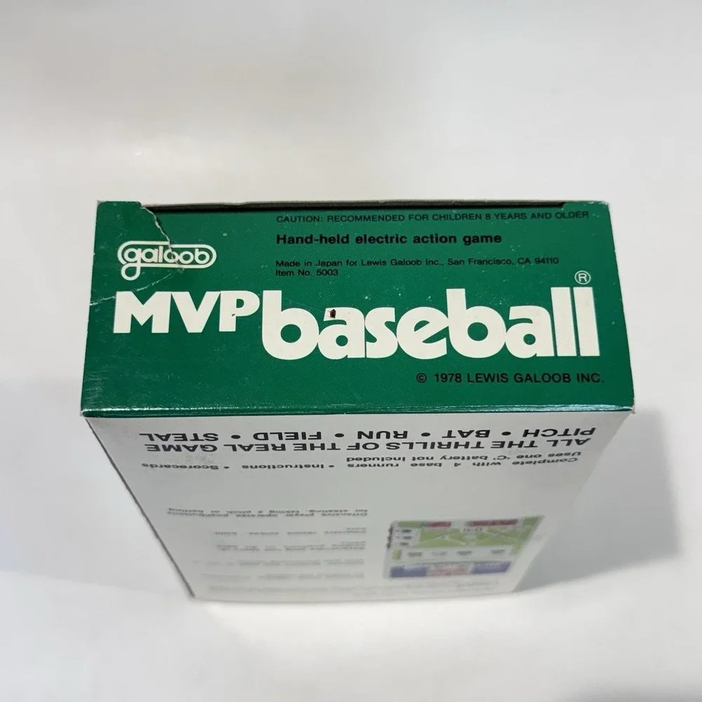 Vintage 1978 Galoob MVP baseball Hand Held Electric Action Game No 5003 Complete